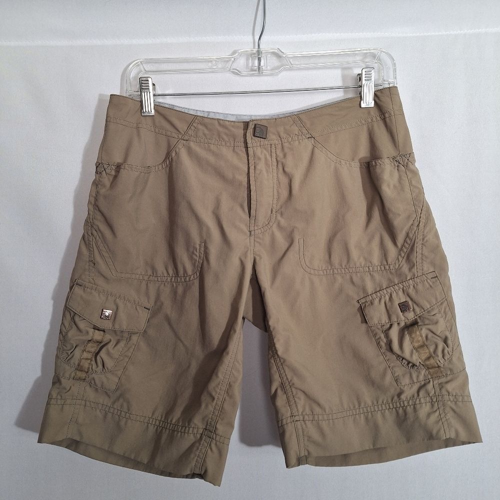 Mountain Hard Wear Cargo Shorts Khaki Hiking Athletic Size 6 Womens